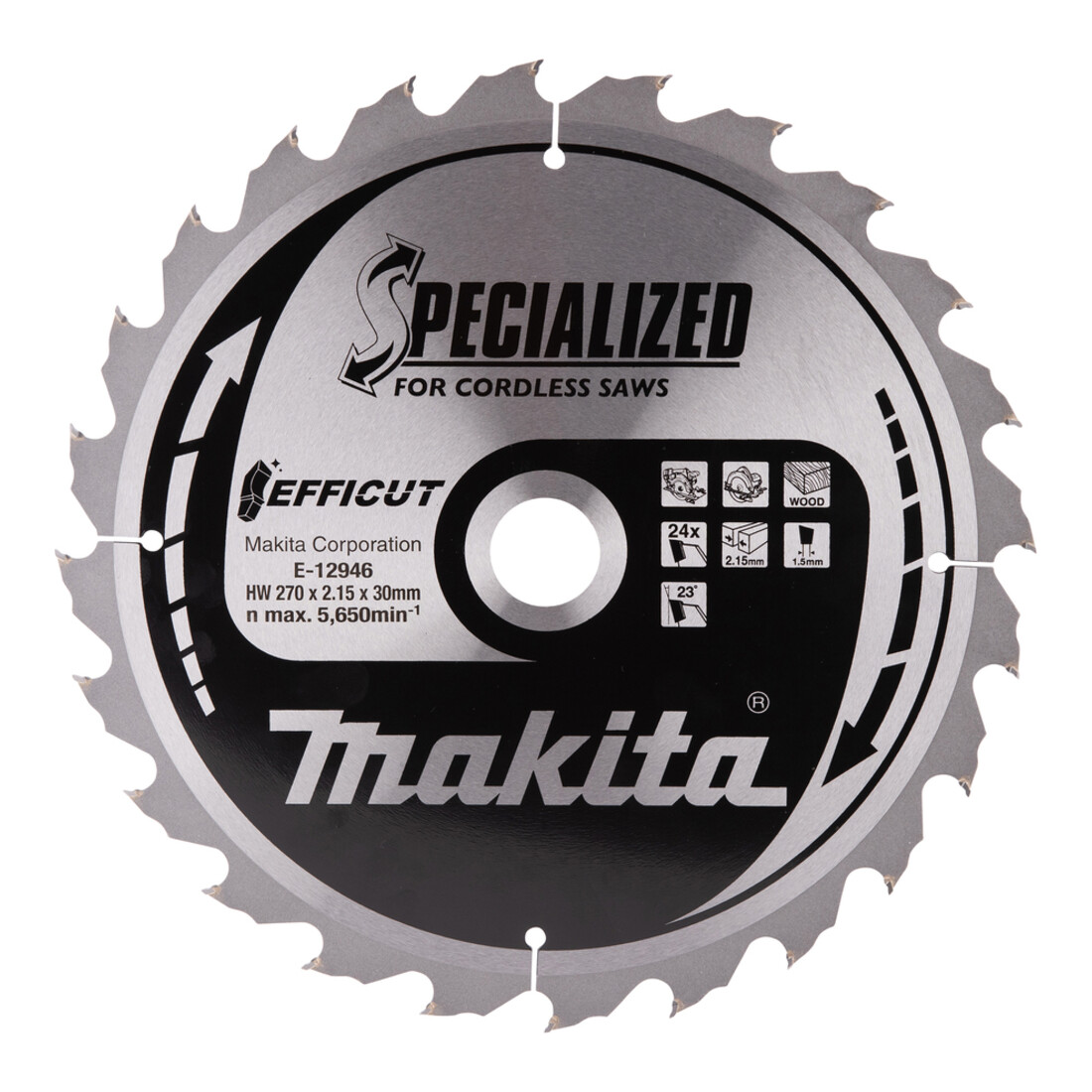 Makita Efficut Sägeblatt 270x30x24Z
