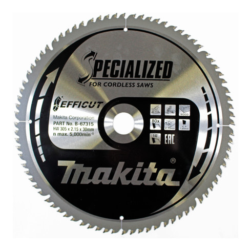 Makita EFFICUT Sägeblatt 305x30x80Z