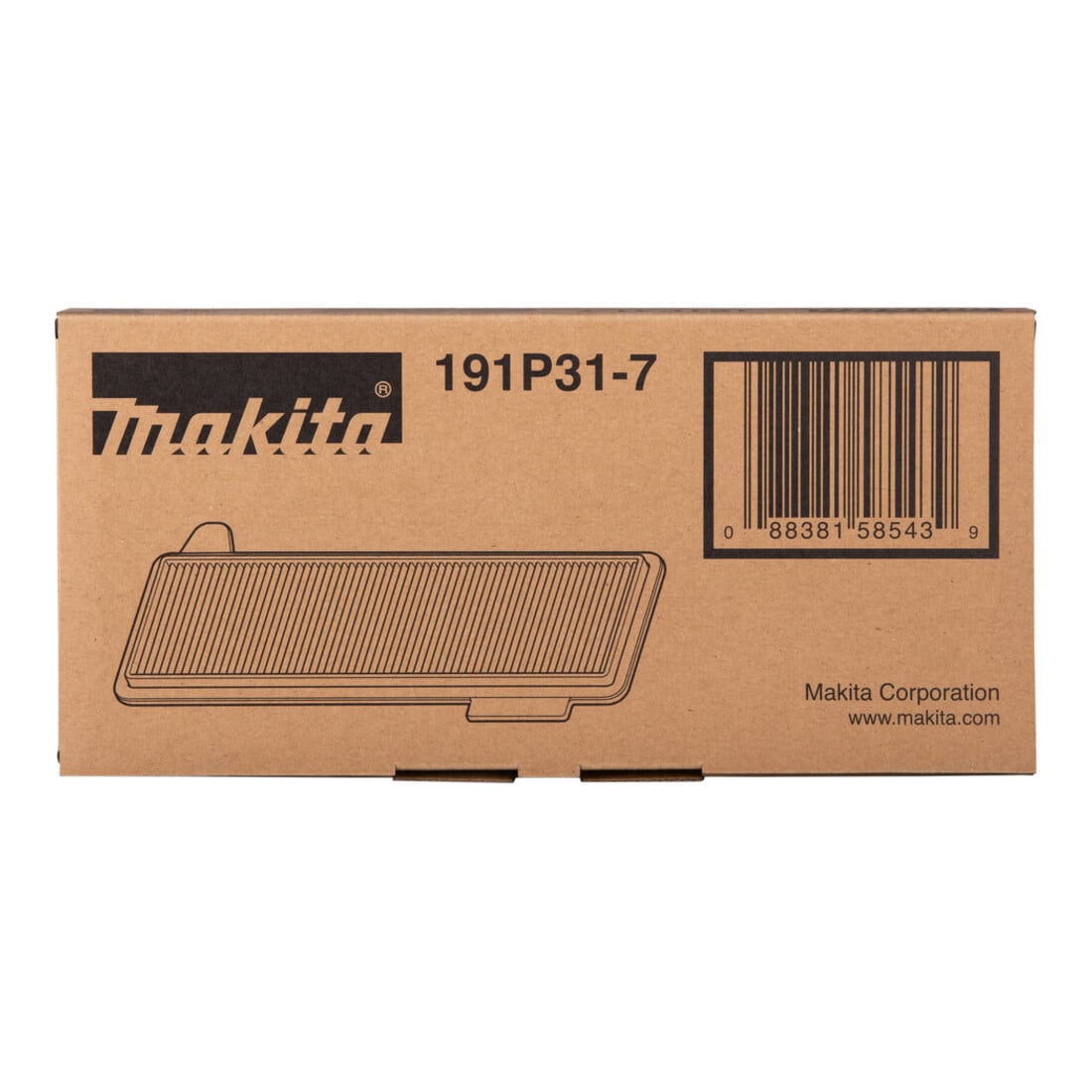 Makita Élément filtrant H pour DRC300 standard