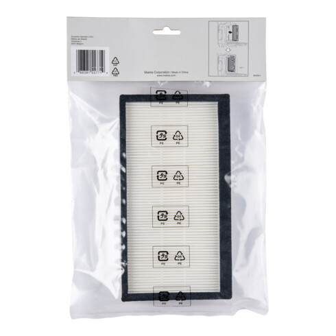 Makita Élément filtrant HEPA pour DVC660, DVC665