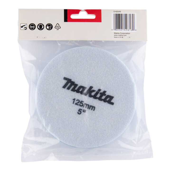 Makita Eponge de polissage 125 mm D-62549
