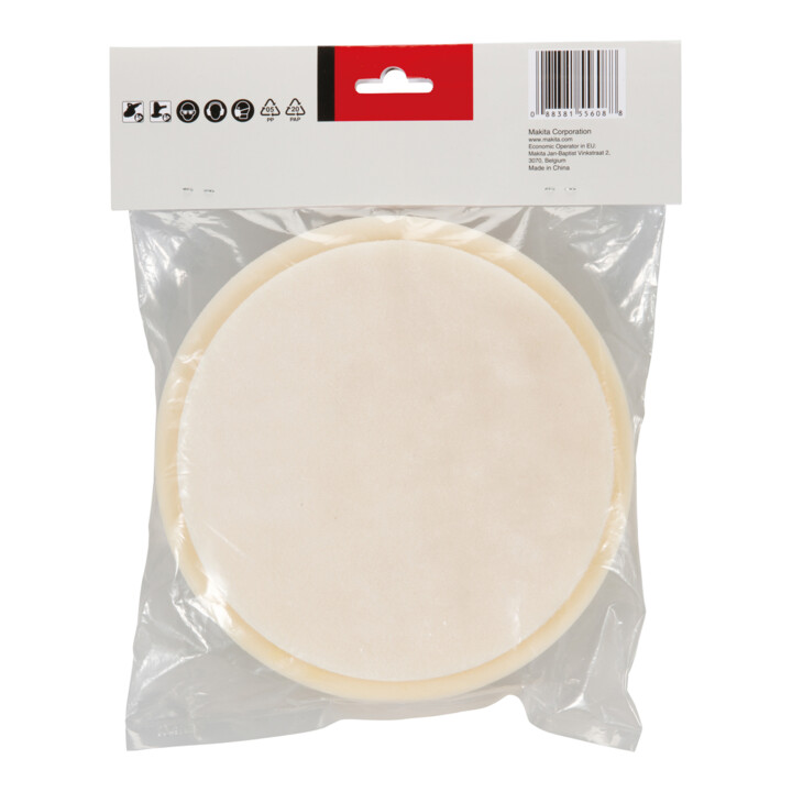 Makita Éponge velcro blanche 190 mm D-70792