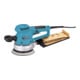 Makita Exzenterschleifer 150 mm in Klett Schleifpapier-Set BO6030JX