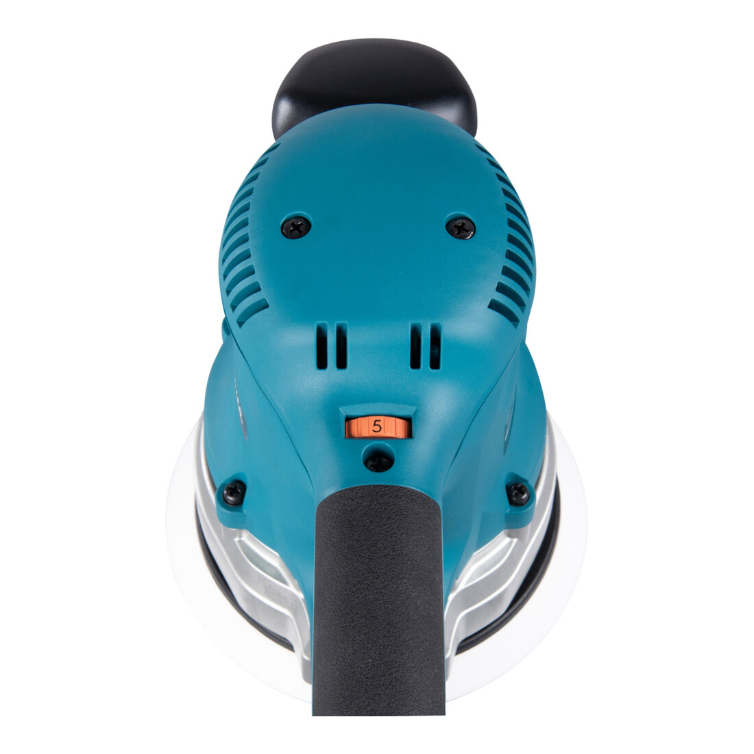 Makita Exzenterschleifer 150 mm in Klett Schleifpapier-Set BO6030JX