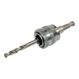 Makita EZYCHANGE Adapter + HSS Bohrer 6-kant Länge 85mm