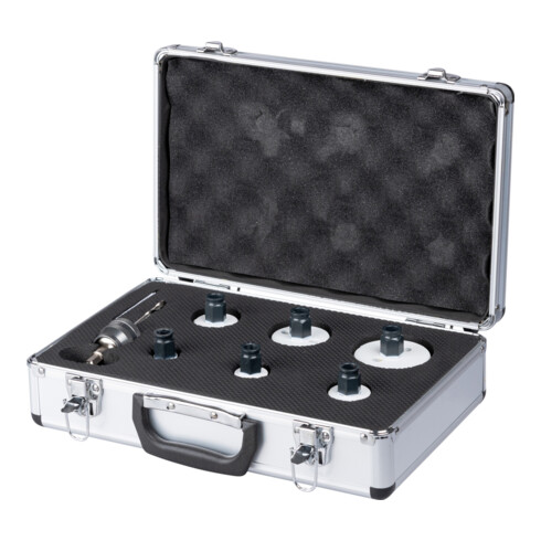 Makita EZYCHANGE BiM Lochsägen-Set Elektriker II 7-teilig Ø 20-65 mm • Schnitttiefe 44 mm