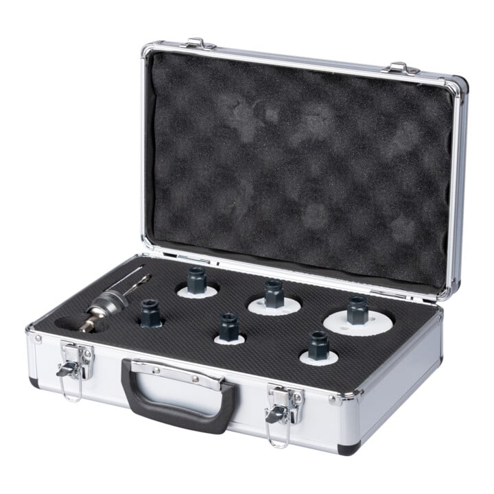 Makita EZYCHANGE BiM Lochsägen-Set Elektriker II 7-teilig Ø 20-65 mm • Schnitttiefe 44 mm