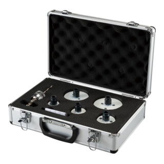 Makita EZYCHANGE BiM Lochsägen-Set Elektriker III 7-teilig Ø 32-83 mm • Schnitttiefe 44 mm