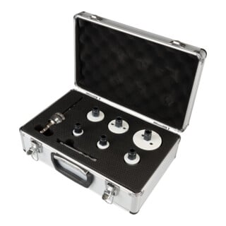 Makita EZYCHANGE Set de scies-cloche TCT 8 pièces Ø 22-68 mm • Profondeur de coupe 44 mm