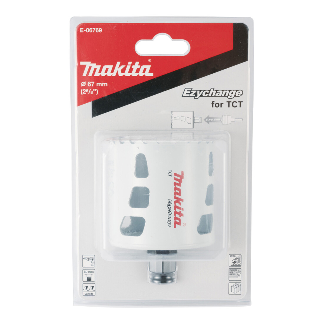 Makita EZYCHANGE TCT-Lochsäge 67mm