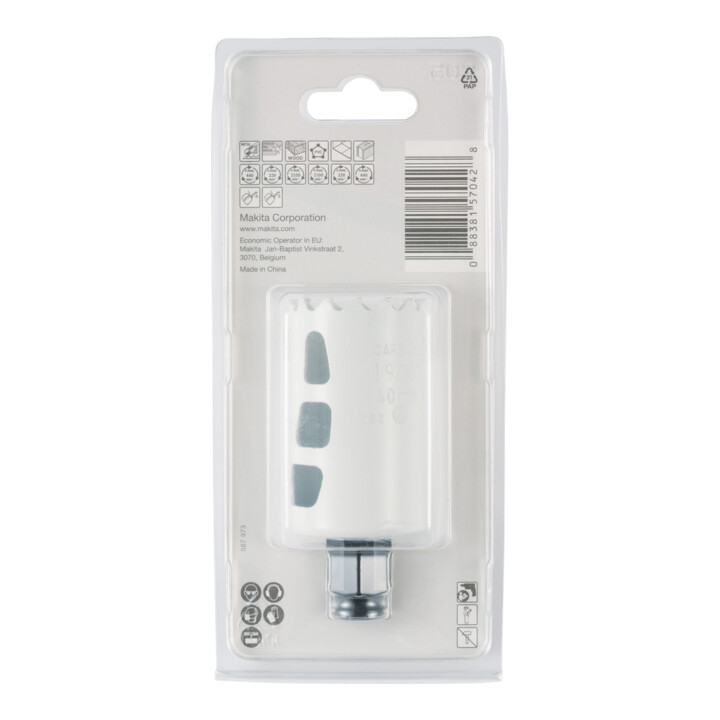 Makita EZYCHANGE TCT-Lochsäge Ø 40 mm, Schnitttiefe 60 mm