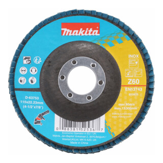 Makita Fächerschleifscheibe 115 Z