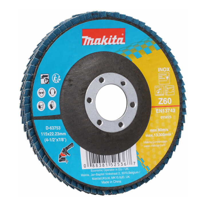 Makita Fächerschleifscheibe 115mm Z60