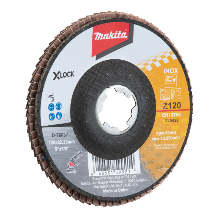 Makita Fächerschleifscheibe 125mm Z120