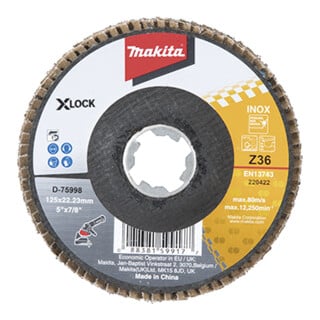 Makita Fächerschleifscheibe 125mm Z36
