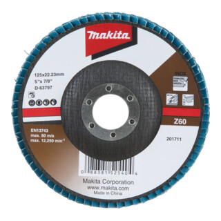 Makita Fächerschleifscheibe 125 Z