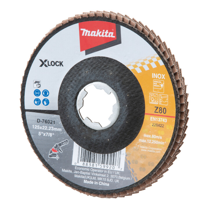 Makita Fächerschleifscheibe 125mm Z80