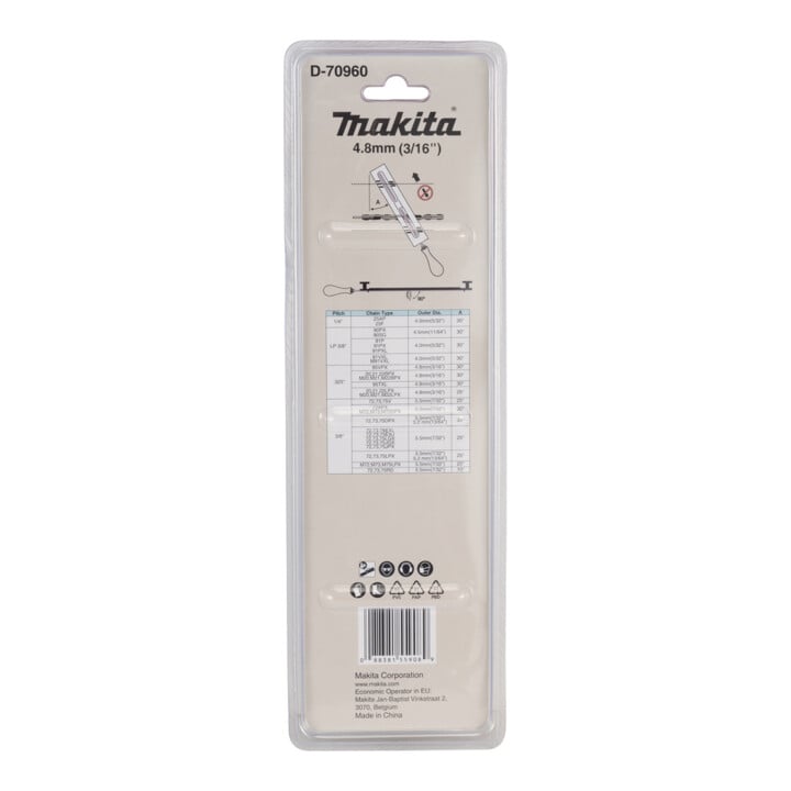 Makita Feilenhalter mit Feile und Halter 4,8mm D-70960