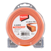 Makita Fil de tondeuse carré 2,4 mm x 15 m