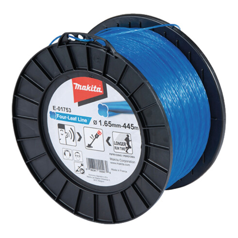 Makita Filo per falciatura Four Leaf 1,65mm x 445m E-01753