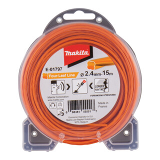Makita Filo per decespugliatore Four Leaf 2,4 mm