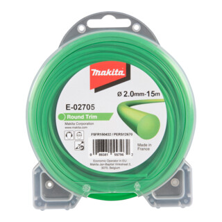 Makita Filo per falciatura rotondo 2,0mmx15m