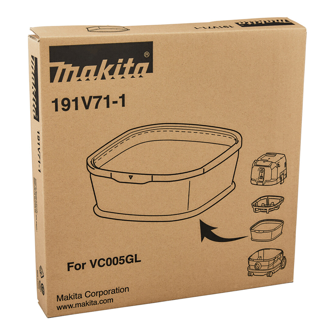 Makita Filtre textile VC003G • VC005G