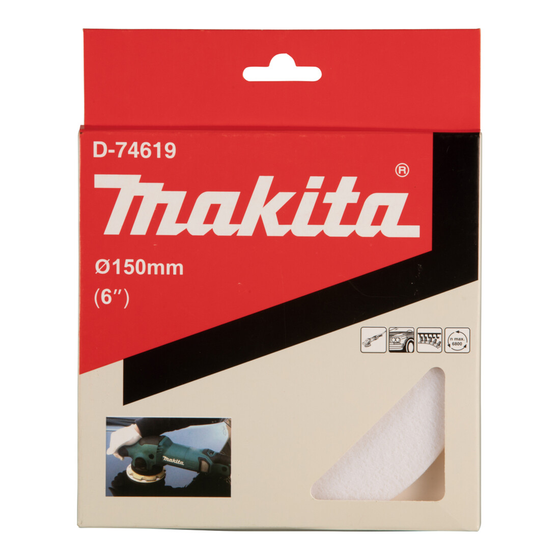 Makita Filzpad 150mm Klett