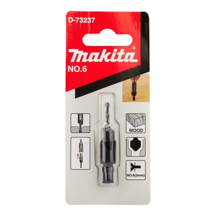 Makita Foret étagé n° 6 (M3), 2,4 mm pour Makita Quad Driver
