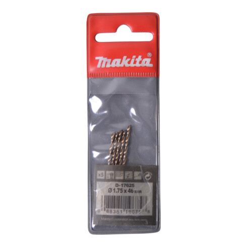 Makita Foret HSS-CO 1.75x46 mm 5-pack D-17625