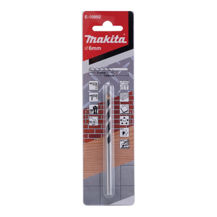Makita Foret multi-matériaux TCT 6x100mm