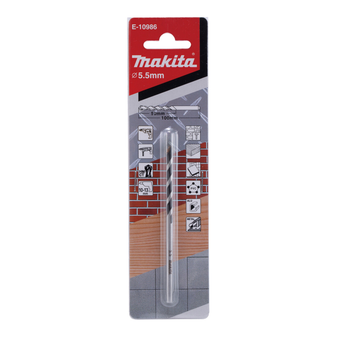 Makita Foret multiusage TCT 5,5x100mm