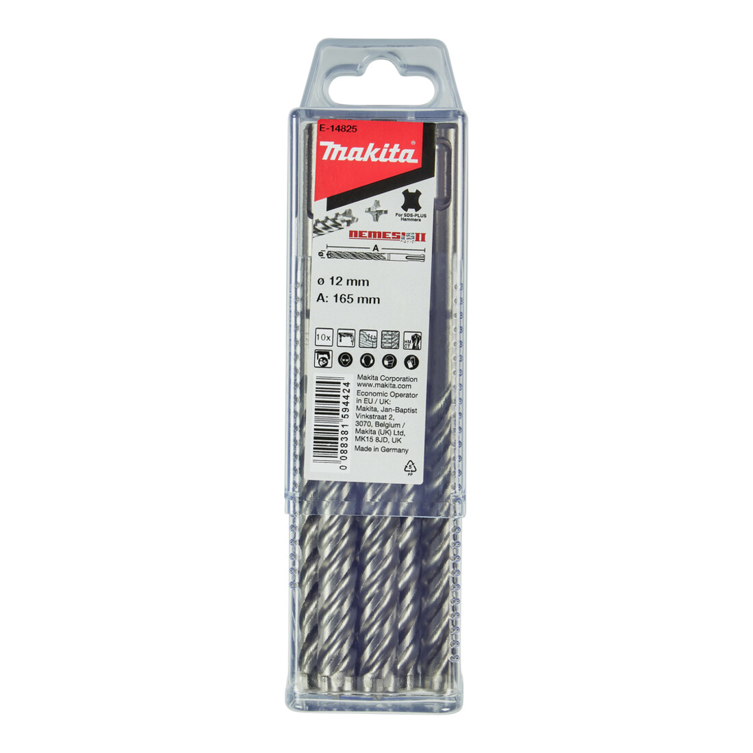 Makita Foret SDS-PLUS NEMESIS2 12x165