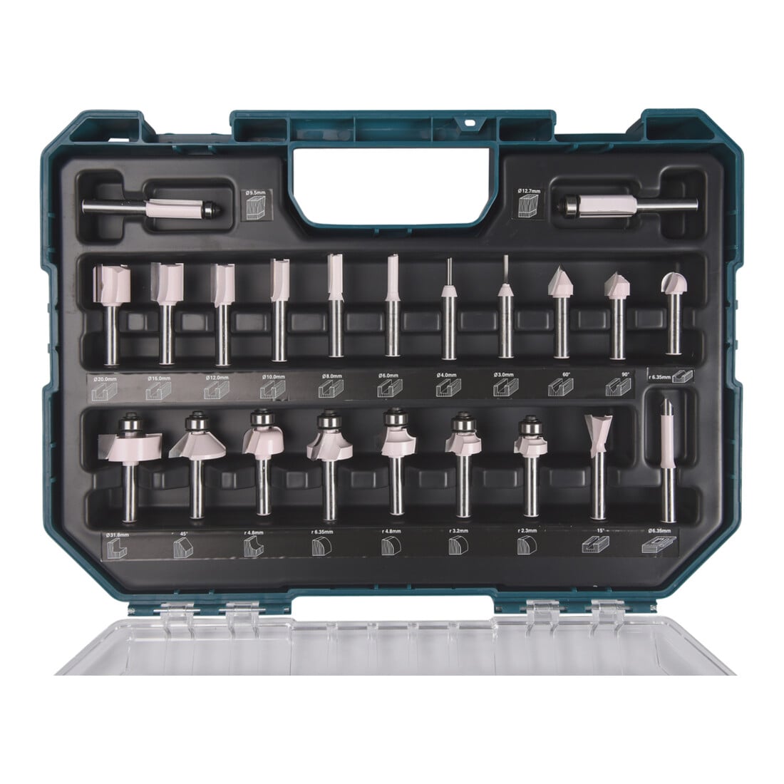 Makita Fräser-Set 22-teilig
