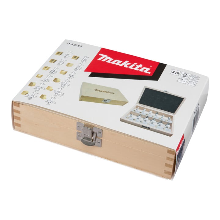 Makita Fräser-Set 8mm 12 Stück D-53556