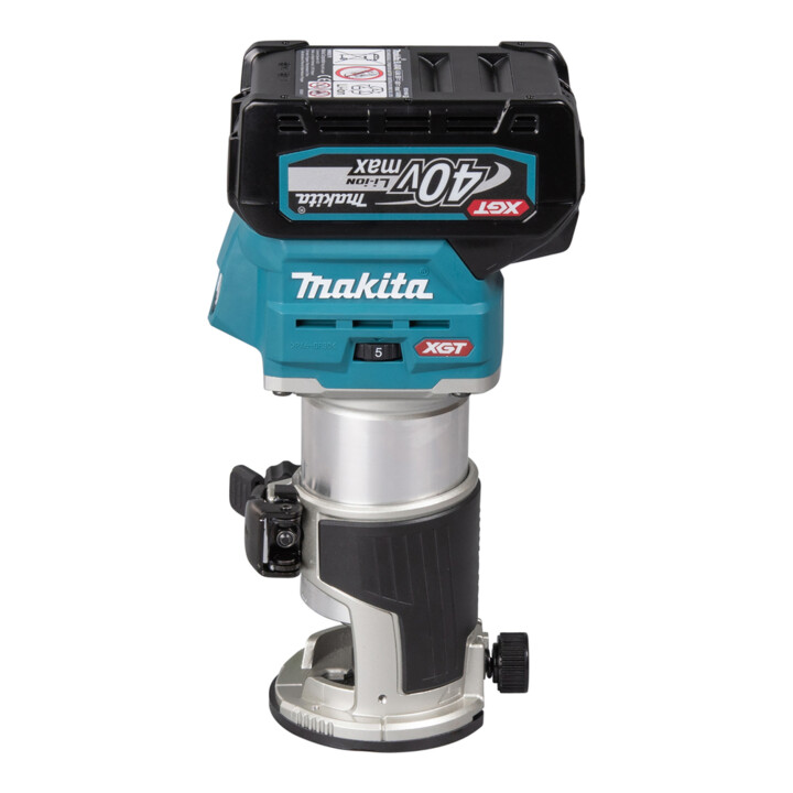 Makita Fraiseuse multifonction sans fil 40V max. / 4,0 Ah, 2 batteries + chargeur dans MAKPAC