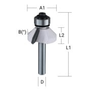 Makita frees hoekige randen 6mm WA6 (D-09488)-3