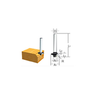 Makita Fresa per arrotondare 