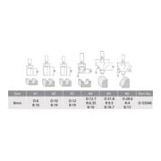 Makita frezer set 8mm 5 stuks D-53540-2