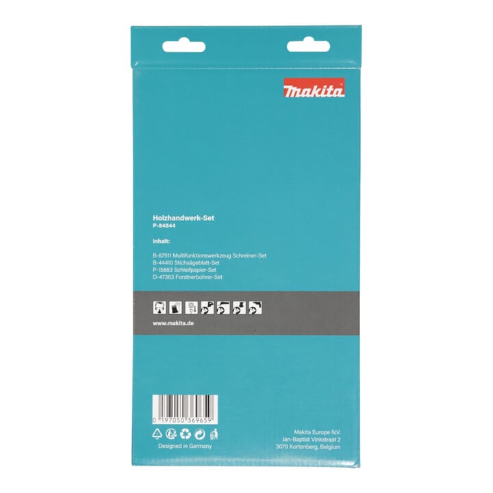 Makita Gewerke-Set Holzhandwerk
