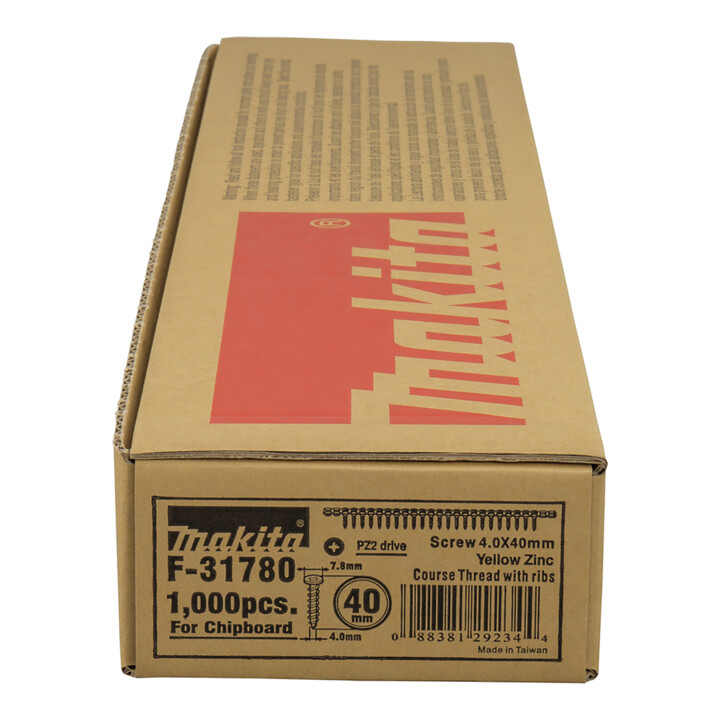Makita Gipsplaatschroef Spanpl. 4,0x40mm F-31780