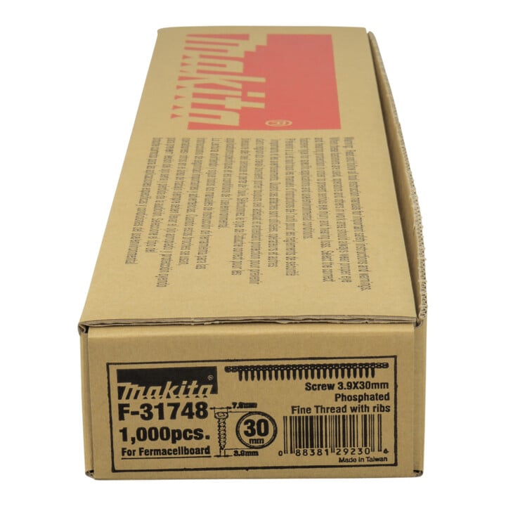 Makita Gipsplaatschroef vezel 3,9x30mm F-31748