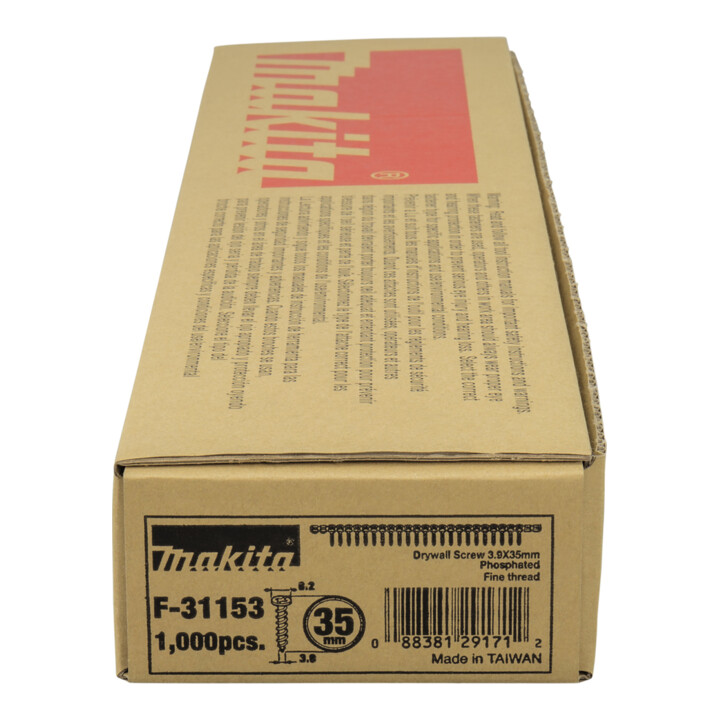 Makita Gipsplaatschroeven Fein 3,9x35mm F-31153