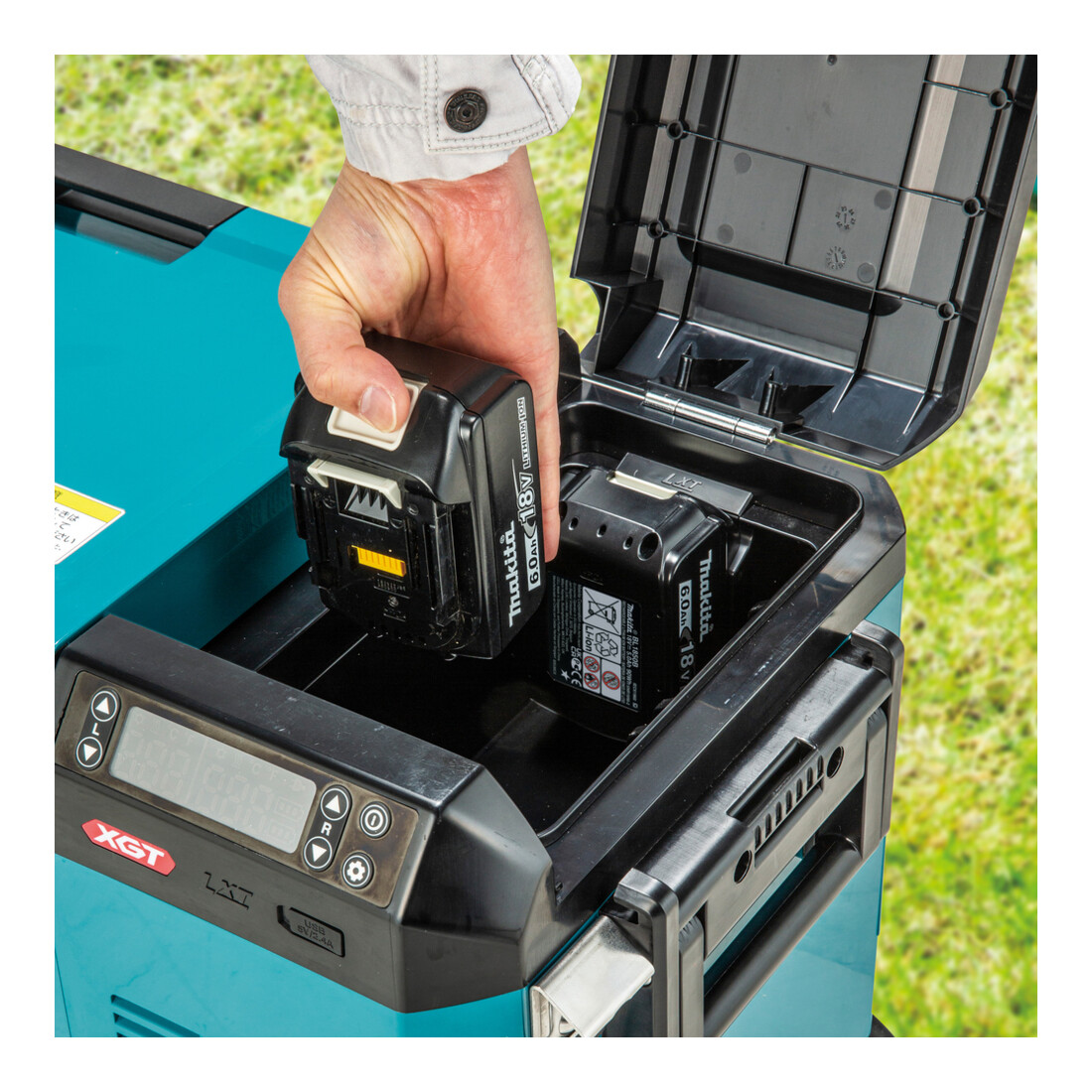 Makita Glacière et Chauffe-boîte sans fil 40V, 29 L
