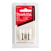Makita Glühlampe 7,2V 2 Stück (192242-1)-3