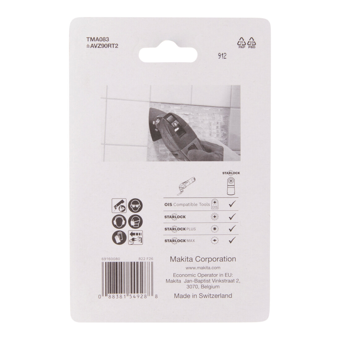 Makita HM Delta plaat 90 TMA083 B-69799