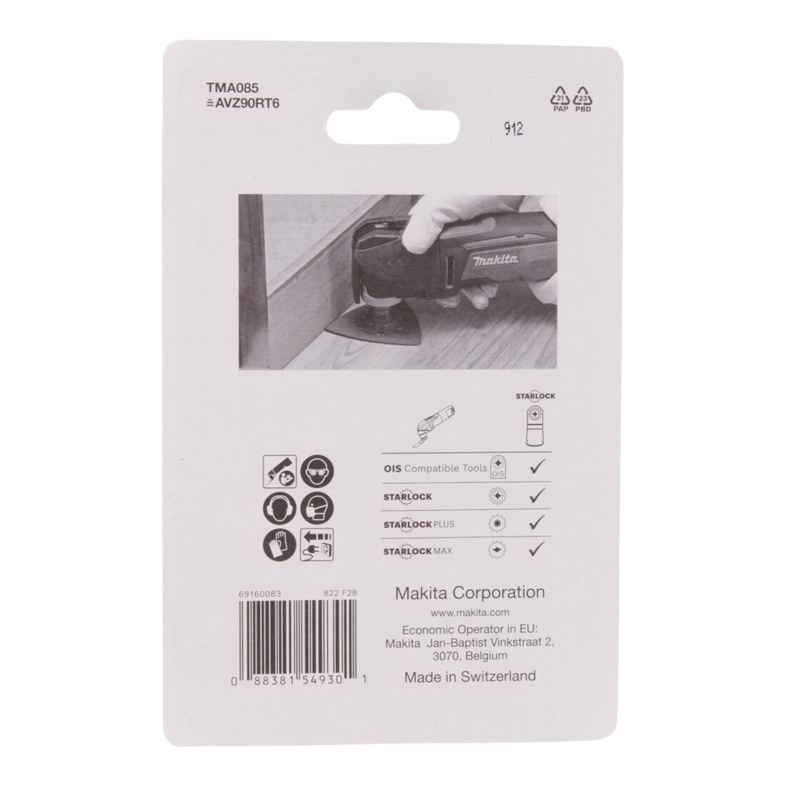 Makita HM-Deltaplatte 90 TMA085 B-69814
