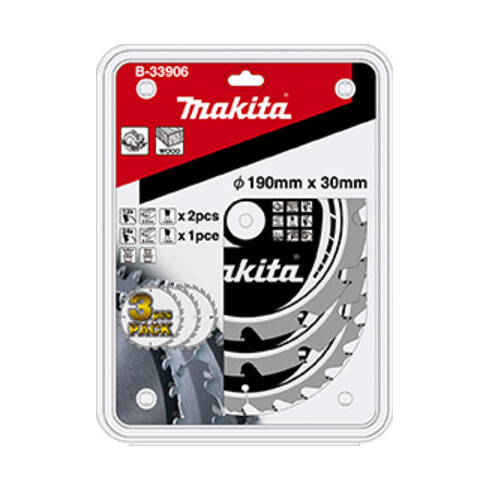 Makita HM jeu de lames de scie 165mm 2 pièces B-49395