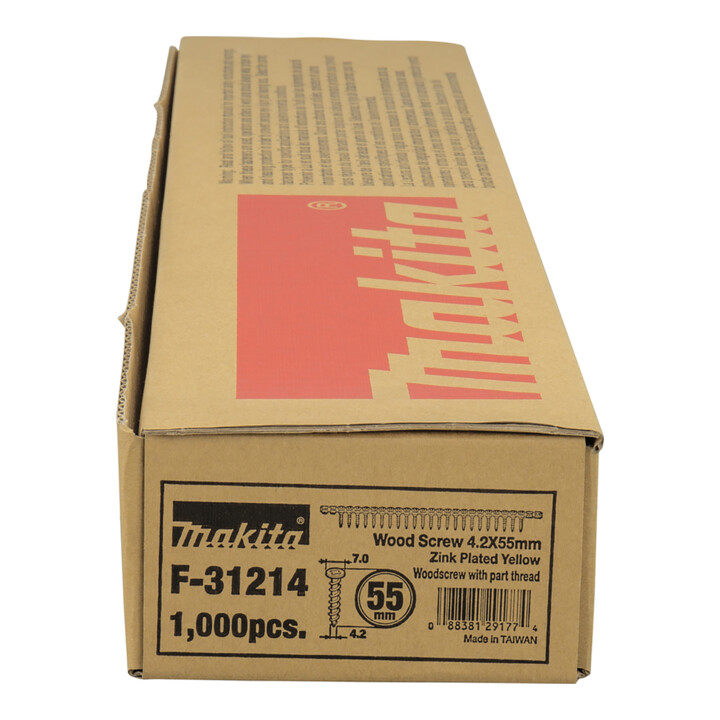 Makita Houtschroeven voor gipsplaat 4,2x55mm F-31214