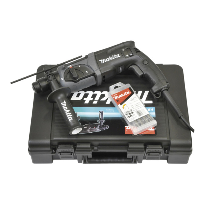 Makita HR2470BX40 combihamer, inclusief SDS+ boren set